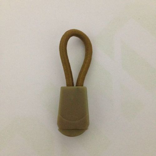 Environmental Protection Plastic Drops for Clothing Outdoor Products soft Rubber Rope Pull Piece Pull Tail Pull Head 