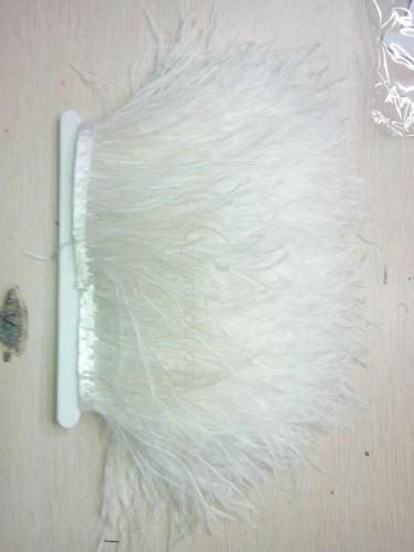 13-15cm Diy Ostrich Feather Woven Belt Feather Skirt Wedding Dress Clothing Accessories