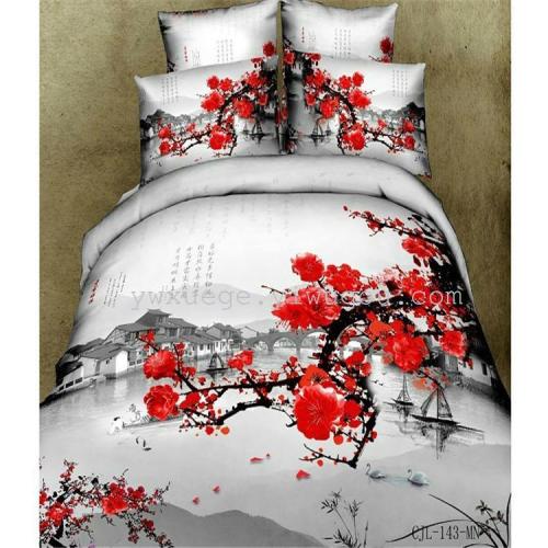 new bedding special offer promotion 100% 100% cotton 3d four-piece wedding bedding quality assurance