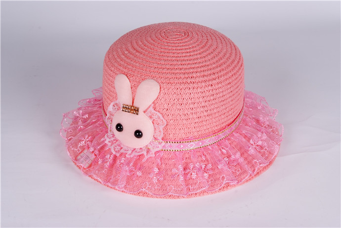 Baby Hat rabbit cartoon children Cap Topi girls spring and s...
