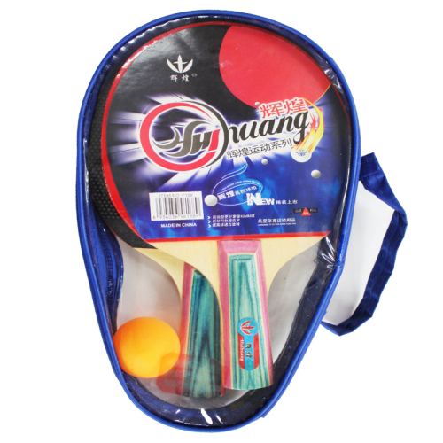 Brilliant Authentic F188 Double Package 1 Ball Long Handle Shakehand Grip Double Reverse Glue Racket Bag