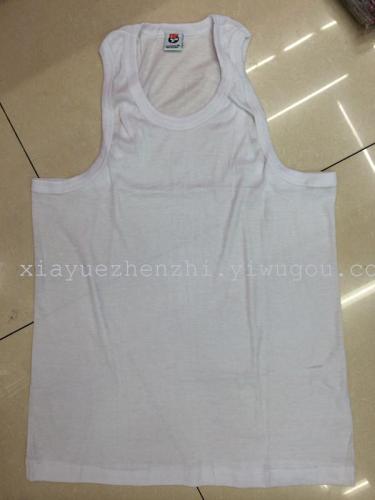 Manufacturer Inventory Polyester White Thread Vest Summer about
