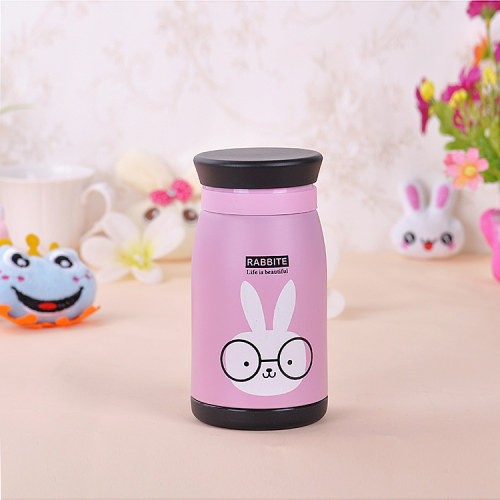 Mengqi Big Belly Cup Vacuum Cup Cute Creative Couple‘s Cups Children‘s Cups Men and Women Tea Cup