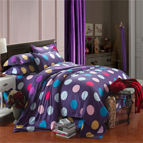 yiwu snow pigeon home textile tencel aloe cotton 4-piece fashion cartoon bedding set factory direct sales
