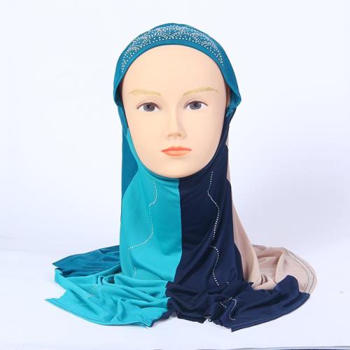 Headscarf Hui Headscarf Veil Diamond Color Matching Headgear Wholesale