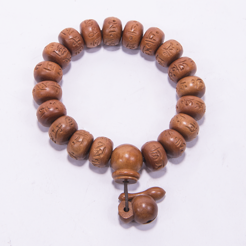 Natural Color Jujube Tree Barrel Beads Buddha Beads Bracelet Accessories Gift