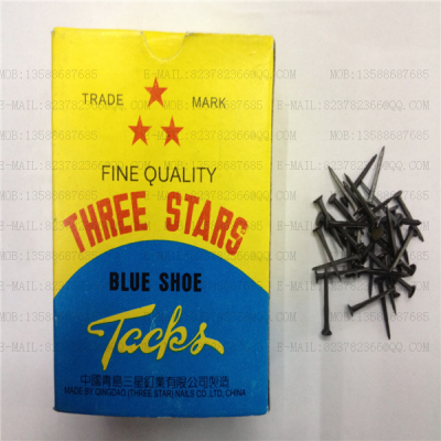 Export tacks blue three-star tacks