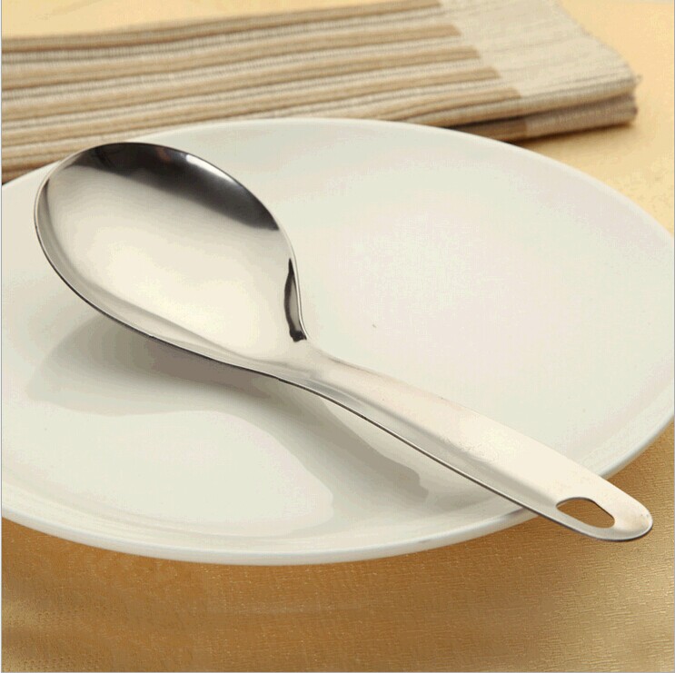 Supply Stainless steel ladle scoop cooks rice spatula stainless steel