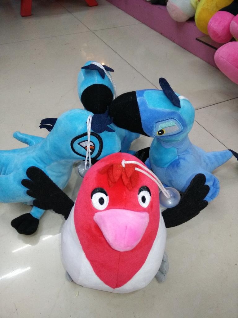 blue bird plush toy