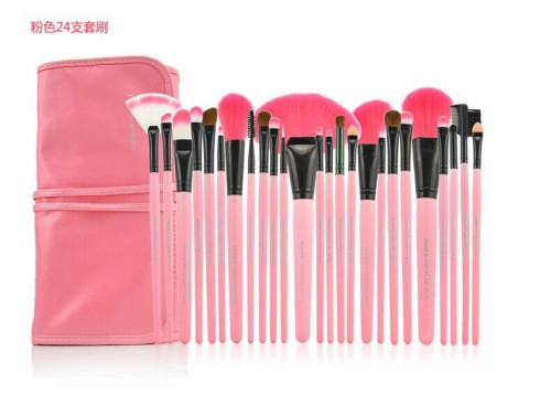 24 makeup brushes pink makeup brushes makeup tools popular online