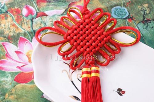 custom chinese knot large pendant wedding ceremony and wedding room layout creative decoration chinese knot gold thread small size