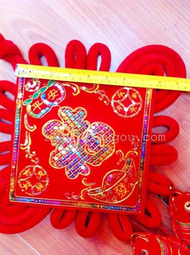 chinese knot pendant gold thread colorful fish large and small size wedding celebration decoration supplies props wedding supplies wholesale