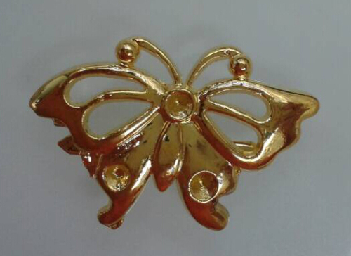 imitation gold butterfly flying alloy foot decoration trademark in stock