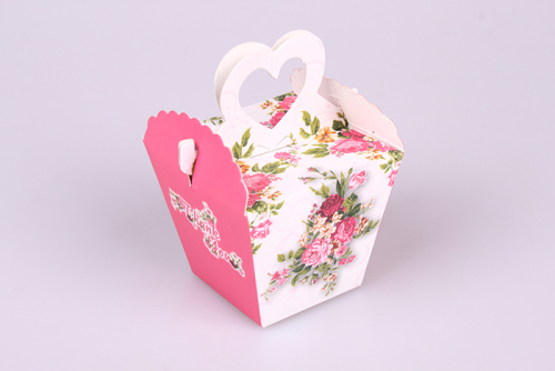 portable chocolate box european-style small gift box lunch folding wedding candies box