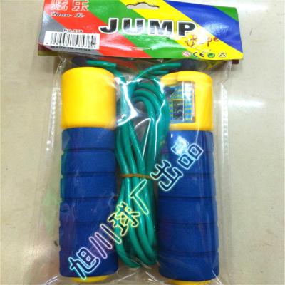 Count rope clip with rubber sponge handle