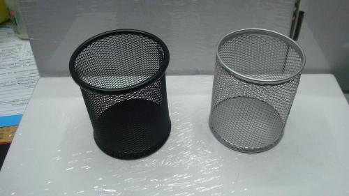 iron net stationery pen container
