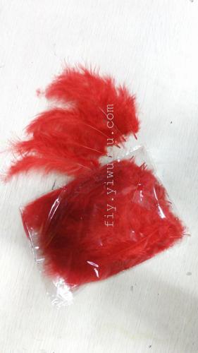 DIY Feather Pointed Tail Velvet Natural Feather Decorative Feather 100 Pcs/Bag