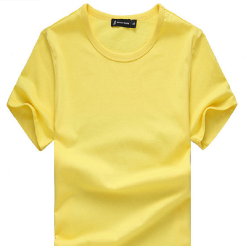 Summer Brand Direct Sales Cotton round Neck Fine Cotton Yarn Color Short-Sleeved Shirt T-shirt Advertising Shirt Wholesale