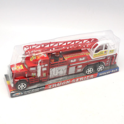 6318B p cover friction fire engine red plastic, plastic toys, educational toys,