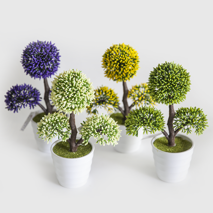 fluffy bonsai foam ceramic decoration articles中文版