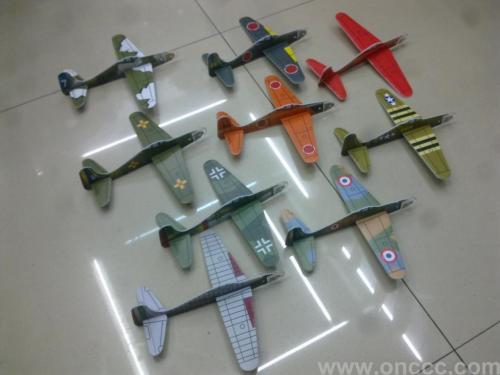 Jigsaw Plane 3D Paper Plane Model Throwing Plane 3D Puzzle Model
