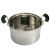 Jiaxing American single bottom stainless steel stew pot soup pot 20CM combined cover steamer pot