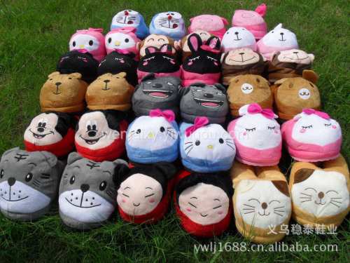 new hard bottom all-inclusive factory direct sales cartoon cotton slippers warm home slippers wholesale