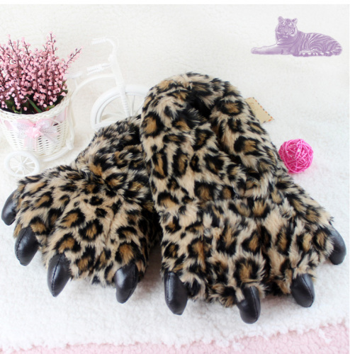 new bear claw tiger paw cotton slippers cartoon unique cotton slippers factory direct sales