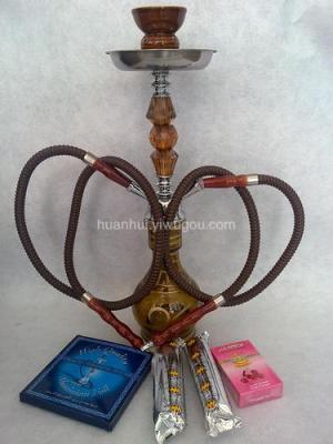 Huan Hui medium double hookah Arab Middle Eastern style hookah hookah packages and accessories