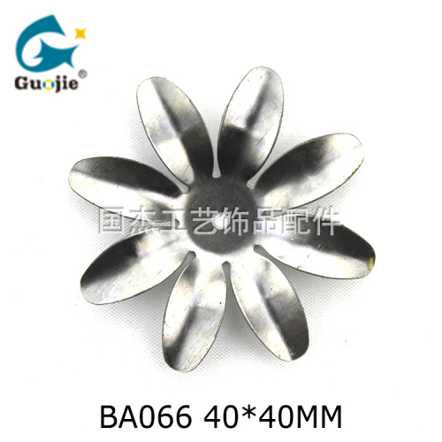 ba066 supply iron flower iron leaf stamping accessories iron decorative accessories manufacturers hot sale