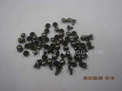 professional supply of all kinds of rivet metal 3*3 mushroom rivets 3#-18# cm mushroom cap nails