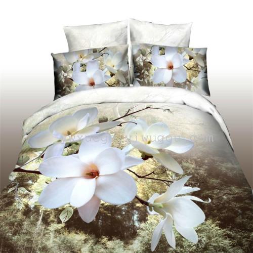 snow pigeon new arrival twill printing kit colorfast bedding factory direct === magnolia fragrance