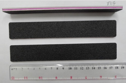 032 black sand file double-sided nail file 2.5cm wide 18cm long double-sided nail file nail polish nail polish