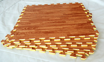 Eva Wood Grain Floor Mat Puzzle Floor