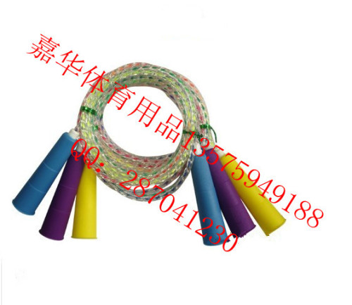 Supply Elevator Children‘s Colorful Cotton Rubber Plastic Crystal Pvc Skipping Rope Sports Skipping Rope Student Skipping Rope