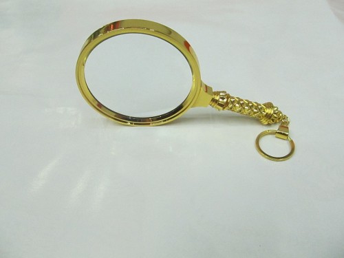 factory price supply alloy gold-plated flower handle series gift magnifier