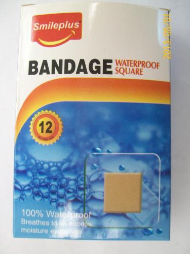 for Export Hy8344a 12 Pieces Waterproof Adhesive Bandage for Stopping Small Wounds Adhesive Bandage 