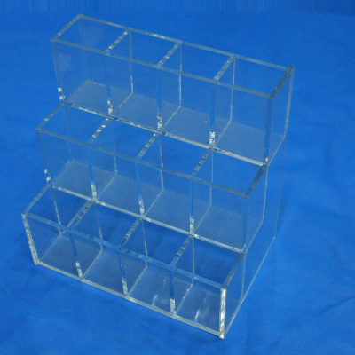 Acrylic display stand, star film display stand, Acrylic transparent 24 stand lipstick and makeup lipstick display stand, shelf storage stand jewelry rack accessories shelf