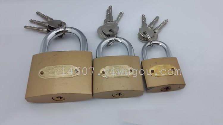 River gods factory outlets long shackle brass padlock-like straight locks wholesaling