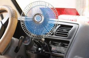 car-carrying electric fan 12v/24v car electric fan can shake head 10-inch