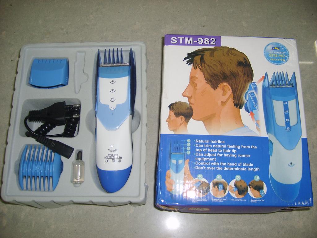 Stm - 982 rechargeable hair clipper