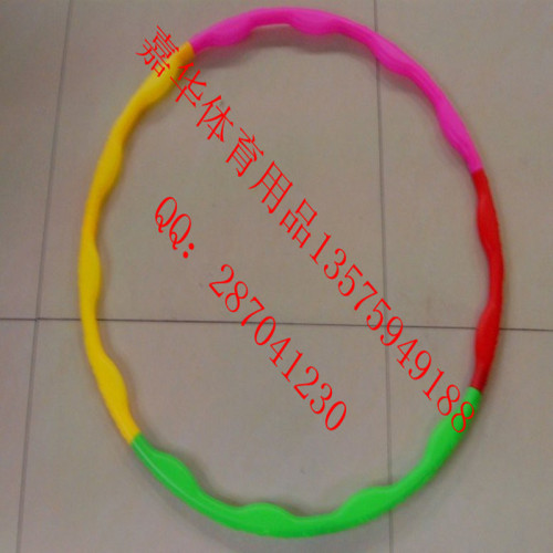 Seven-Section Detachable Hula Hoop English Letters Children‘s Gymnastics Ring Stitching Color Hula Hoop Jh10006