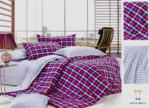 snow pigeon bedding cotton four-piece cotton foreign trade series active printing factory direct sales-kerry
