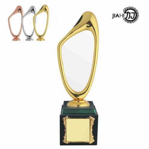 lujia trophy metal trophy trophy customized personalized trophy creative trophy gold and silver copper trophy