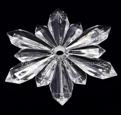 Acrylic snowflake, LED lighting accessories, Christmas tree ornaments factory