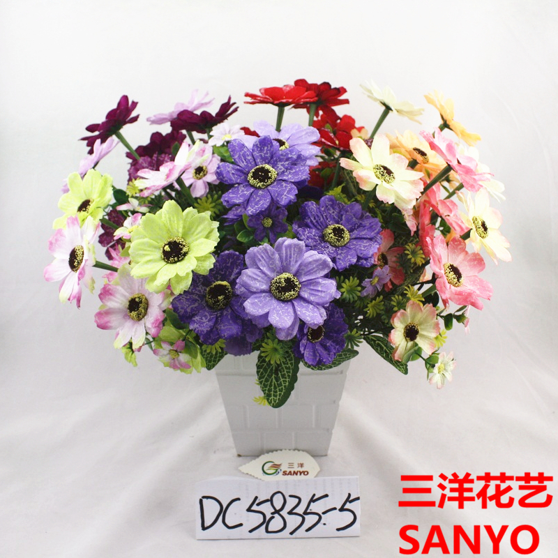 Supply Sakura Artificial Flower Factory Outlet 5 Plastic Flowers