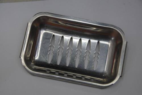 single grid stainless steel soap box soap dish soap box soap holder