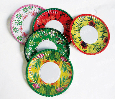 纸盘,纸碟,一次性纸餐具