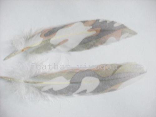 40595 Yiya Feather Supply Printing Feather/Goose Feather/Large Floating Feather/Digital Printing Goose Feather