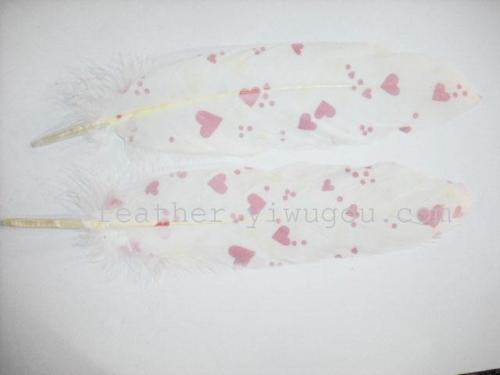 40595 Yiya Feather Supply Printing Feather/Goose Feather/Large Floating Feather/Digital Printing Goose Feather